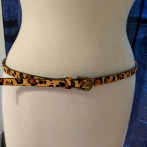Leopard Print Women's Belt